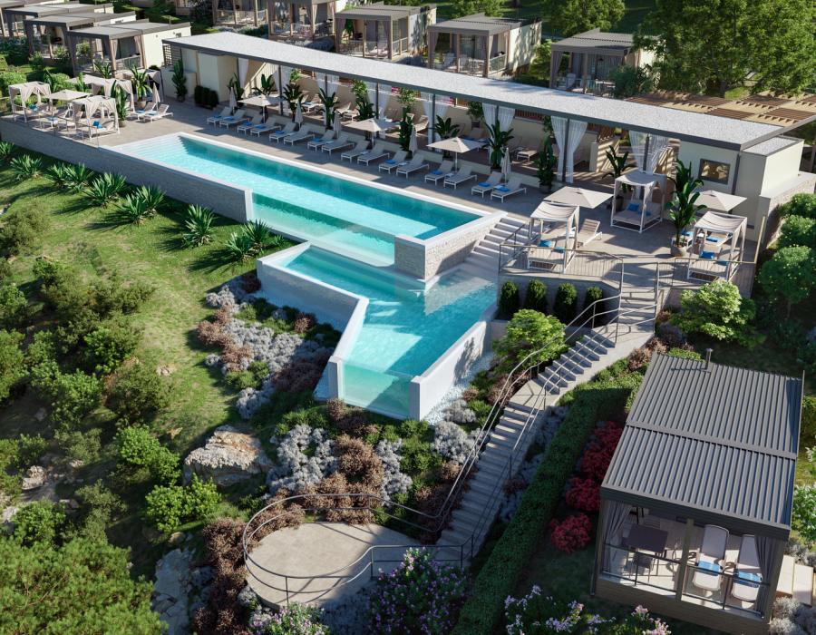 Zona Mobilnih kućica Punto Blu s bazenom - Autokamp Lanterna